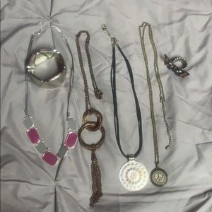 6 pieces of random of jewelry some‎ western style.